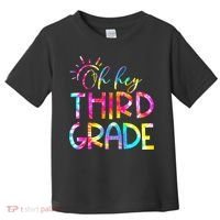 Tie Dye Hello 3rd Third Grade Teacher Student Back To School Toddler T-Shirt thumb 0
