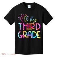 Tie Dye Hello 3rd Third Grade Teacher Student Back To School Kids T-Shirt thumb 0