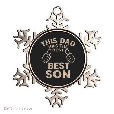 This Dad Has the Best Son - Perfect Father's Day Gift Ornament
