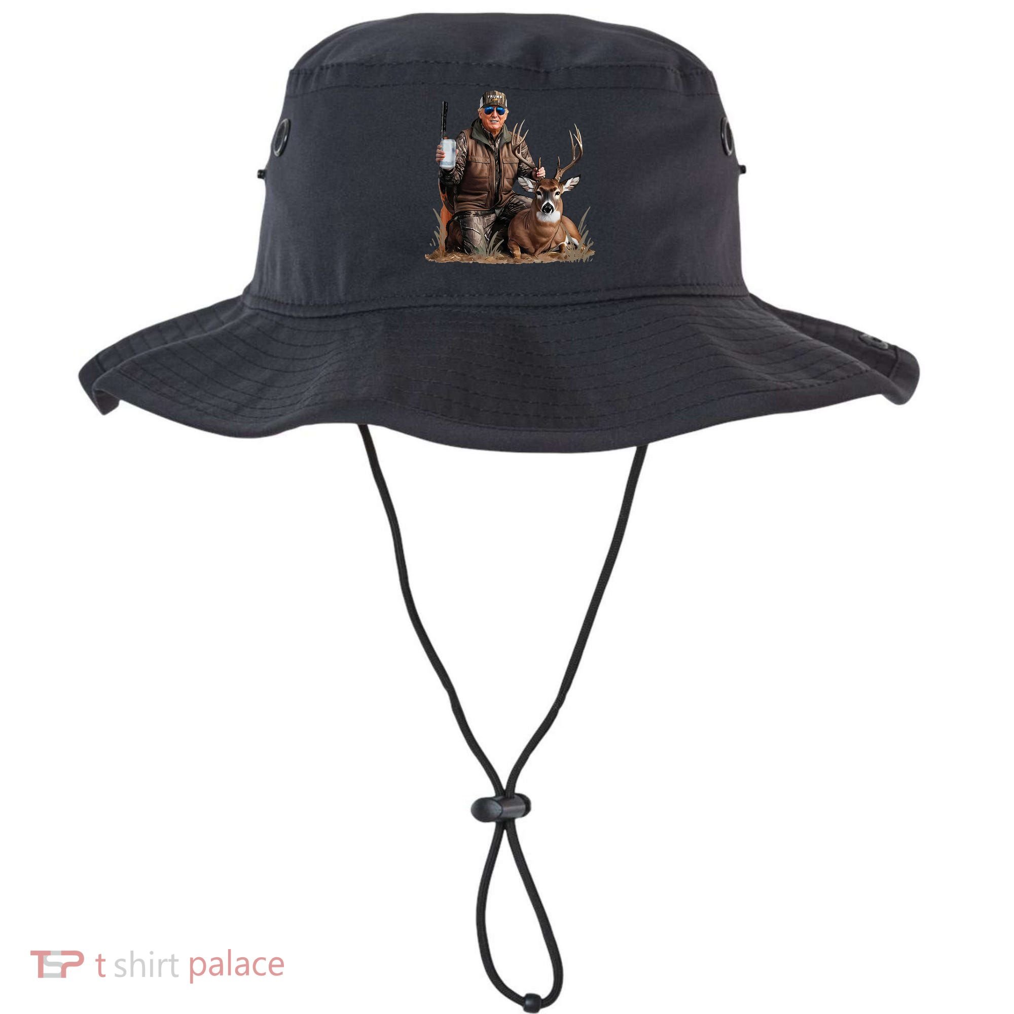 Trump Deer Hunting Donald Trump Old School Camouflage Bucket Hat