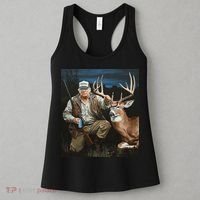 Trump Deer Hunting Donald Trump Old School Camouflage Women's Tank Top thumb 3