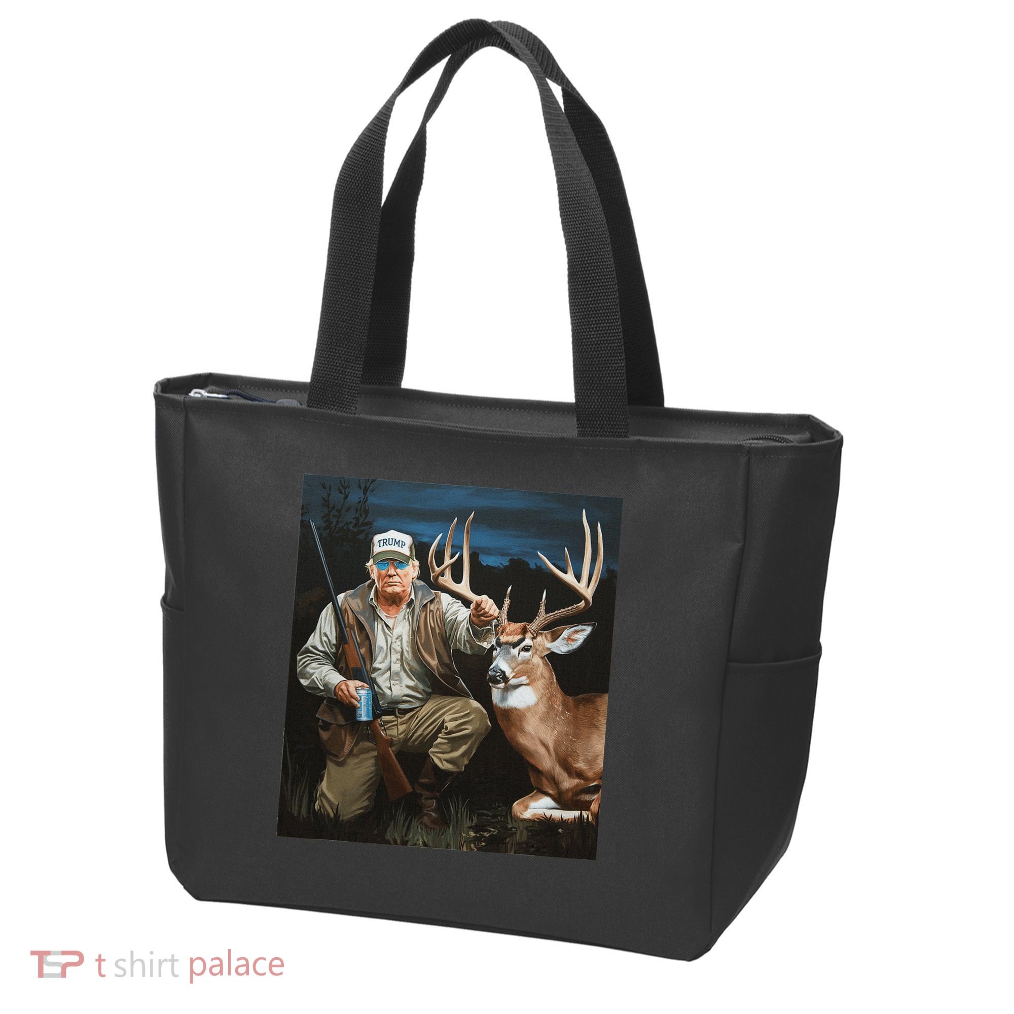 Trump Deer Hunting Donald Trump Old School Camouflage Tote Bag