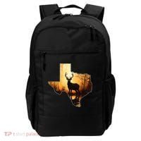Texas Deer Hunter Forest Silhouette Texan Wildlife Lover  Backpack thumb 0