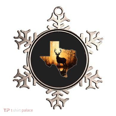 Texas Deer Hunter Forest Silhouette Texan Wildlife Lover  Ornament