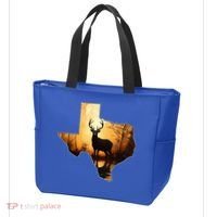 Texas Deer Hunter Forest Silhouette Texan Wildlife Lover  Tote Bag thumb 3