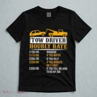 Tow Driver Hourly Rate Tow Truck Driver Tow Trucker T-Shirt thumb 5
