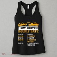 Tow Driver Hourly Rate Tow Truck Driver Tow Trucker Women's Tank Top thumb 3