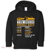 Tow Driver Hourly Rate Tow Truck Driver Tow Trucker Toddler Hoodie thumb 0