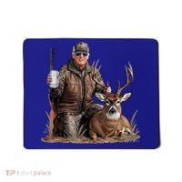 Trump Deer Hunting Donald Trump Old School Camouflage Mousepad thumb 0