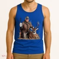 Trump Deer Hunting Donald Trump Old School Camouflage Tank Top thumb 3