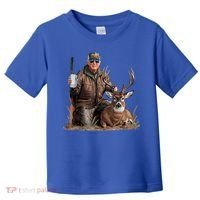 Trump Deer Hunting Donald Trump Old School Camouflage Toddler T-Shirt thumb 0