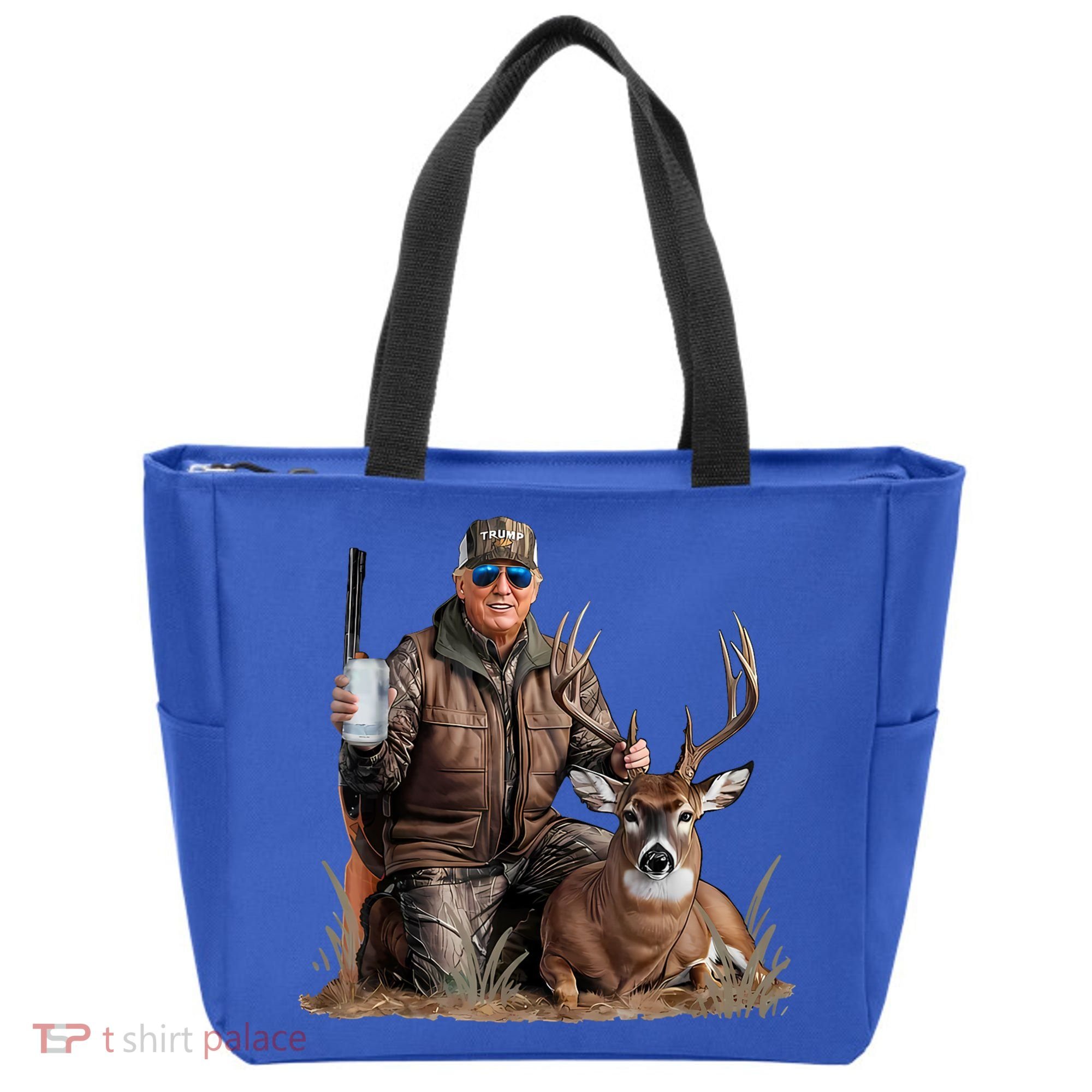 Trump Deer Hunting Donald Trump Old School Camouflage Tote Bag