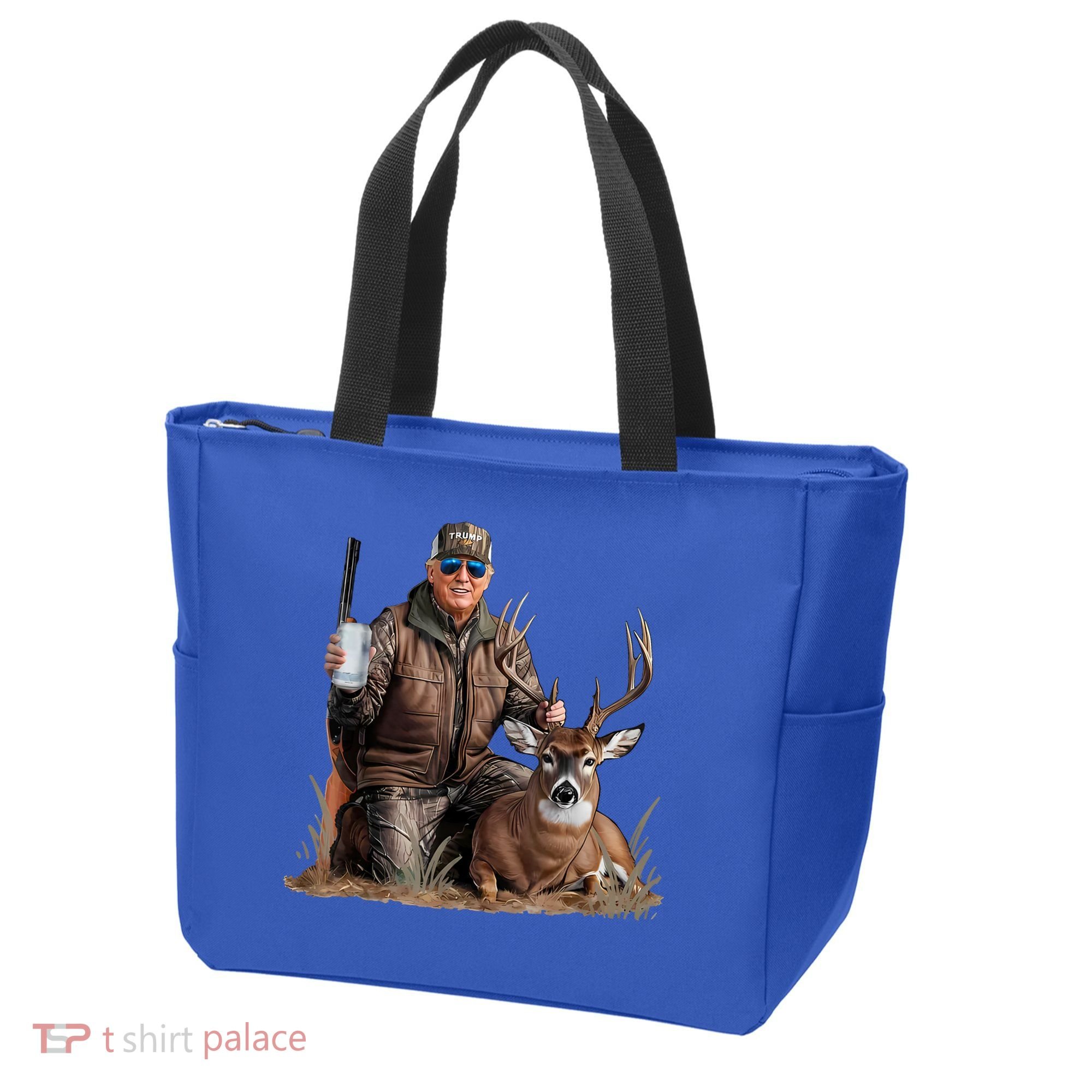 Trump Deer Hunting Donald Trump Old School Camouflage Tote Bag