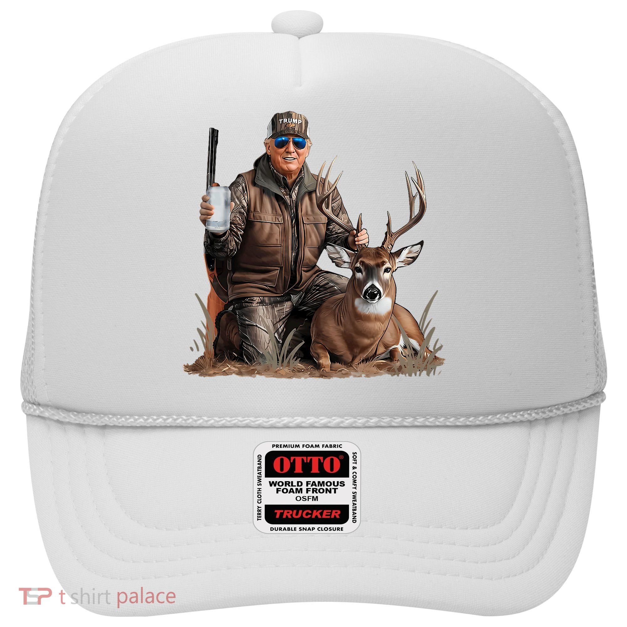 Trump Deer Hunting Donald Trump Old School Camouflage Hat