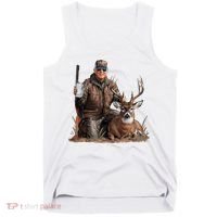 Trump Deer Hunting Donald Trump Old School Camouflage Tank Top thumb 0