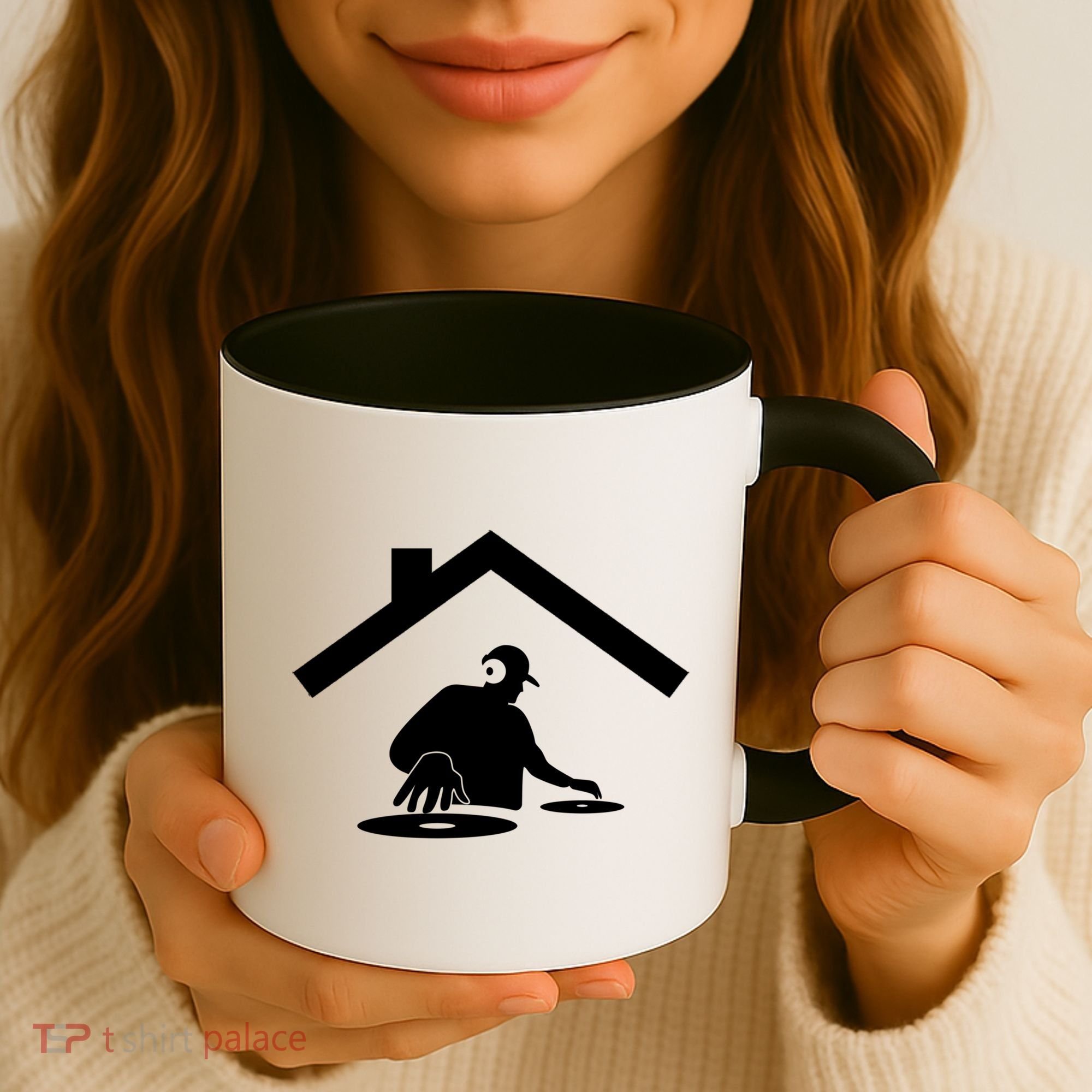 Turntable Dance House Dj Disc Beatmaker Music Producer Gift Coffee Mug