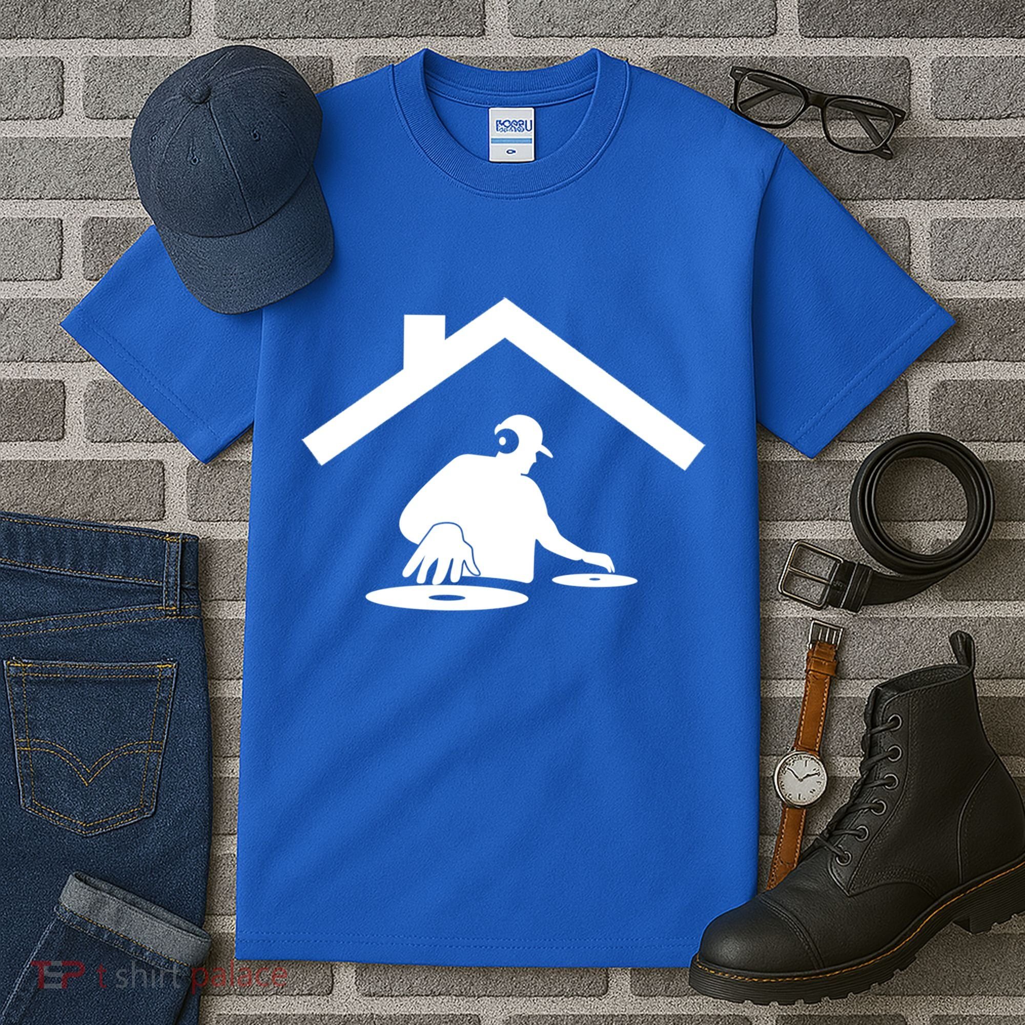 Turntable Dance House Dj Disc Beatmaker Music Producer Gift Tall T-Shirt