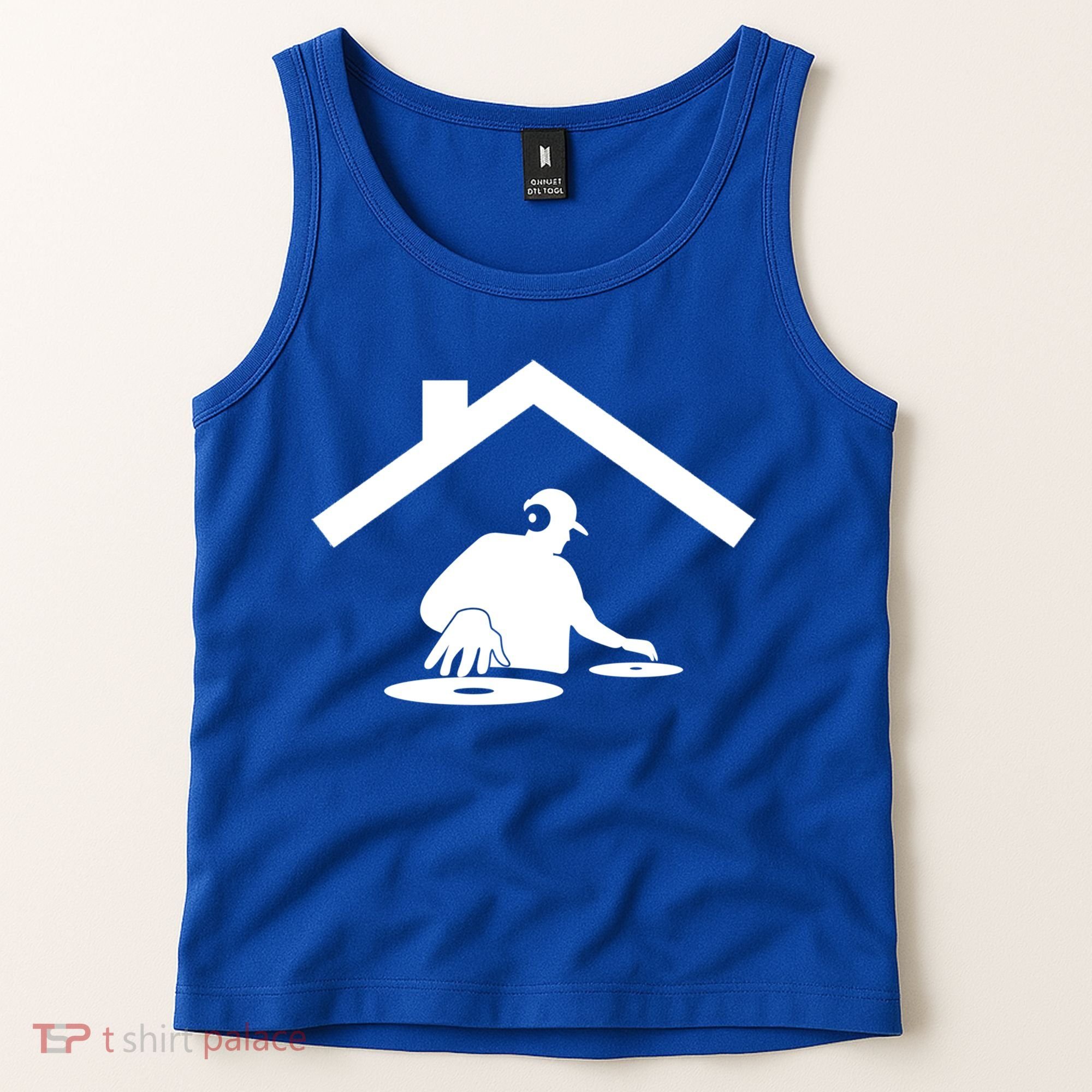 Turntable Dance House Dj Disc Beatmaker Music Producer Gift Tank Top