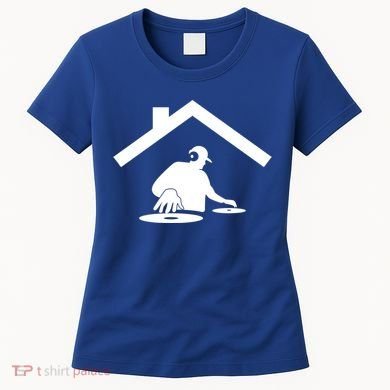 Turntable Dance House Dj Disc Beatmaker Music Producer Gift Women's T-Shirt