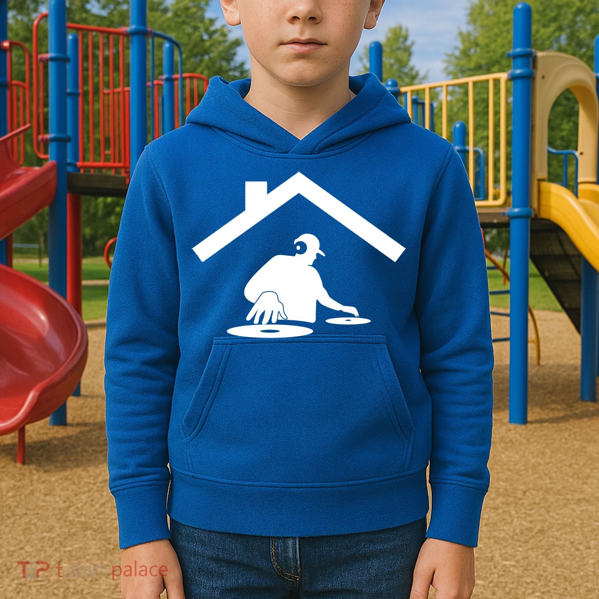 Turntable Dance House Dj Disc Beatmaker Music Producer Gift Kids Hoodie