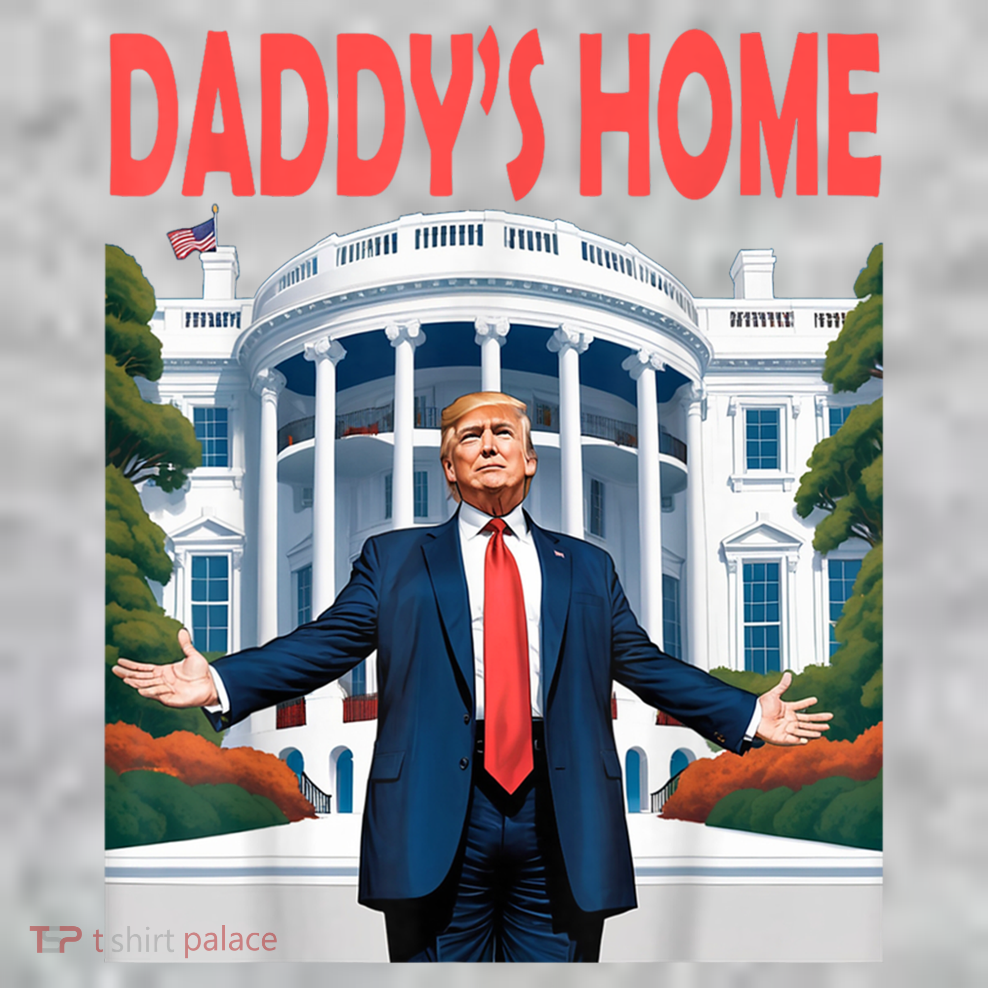 Trump Daddys Home White House The Baniff Cuffed Pom Beanie