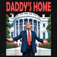 Trump Daddys Home White House Ladies PosiCharge Tri-Blend Wicking Tank thumb 2
