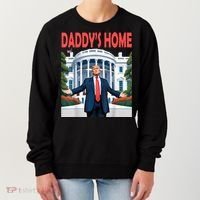 Trump Daddys Home White House Women's Sweatshirt thumb 0