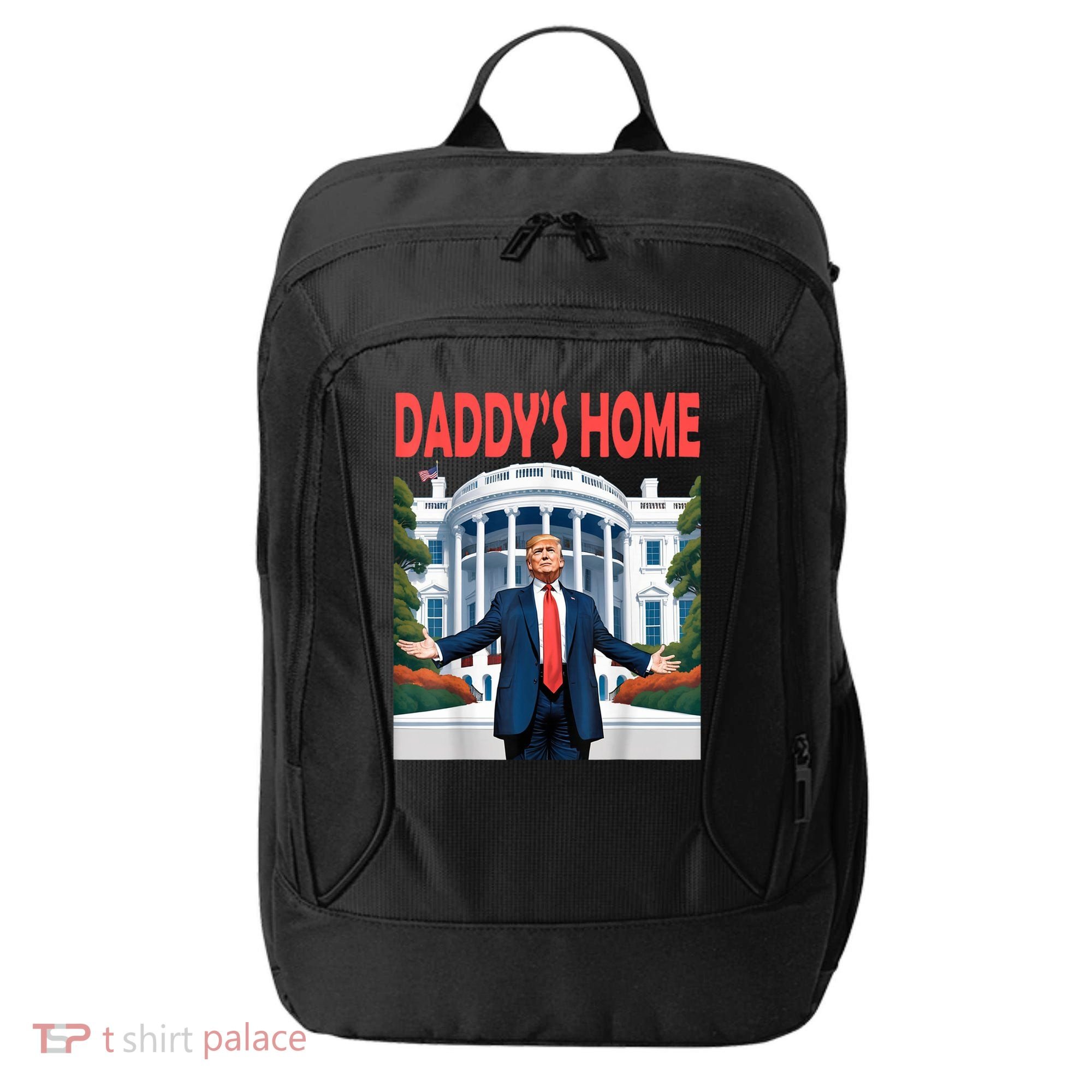 Trump Daddys Home White House City Backpack