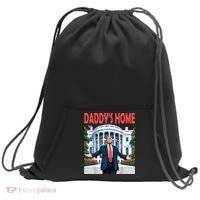 Trump Daddys Home White House Sweatshirt Cinch Pack Bag thumb 0