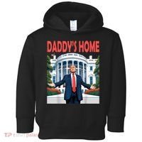 Trump Daddys Home White House Toddler Hoodie thumb 0