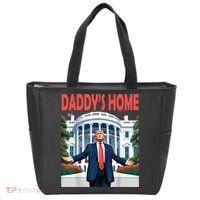 Trump Daddys Home White House Tote Bag thumb 0