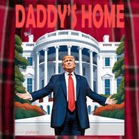 Trump Daddys Home White House Women's Flannel Plaid Pajama Pants thumb 2