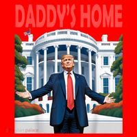 Trump Daddys Home White House Santa Hat thumb 1