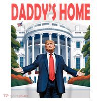 Trump Daddys Home White House Ceramic Ornament thumb 2