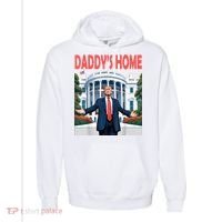 Trump Daddys Home White House Comfort Colors Garment-Dyed Hooded Sweatshirt thumb 0