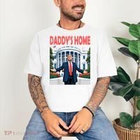 Trump Daddys Home White House Comfort Colors T-Shirt thumb 3