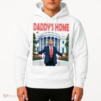 Trump Daddys Home White House Hoodie thumb 2