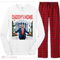 Trump Daddys Home White House Long Sleeve Pajama Set thumb 0