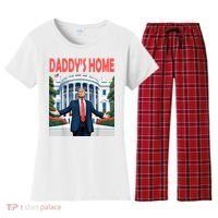 Trump Daddys Home White House Women's Flannel Pajama Set thumb 0