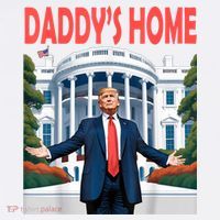 Trump Daddys Home White House Women's Hoodie thumb 2