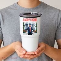 Trump Daddys Home White House Tumbler thumb 2