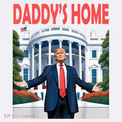 Trump Daddys Home White House Ornament
