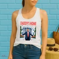 Trump Daddys Home White House Women's Tank Top thumb 2