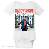 Trump Daddys Home White House Baby Bodysuit thumb 0