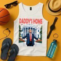 Trump Daddys Home White House Tank Top thumb 4