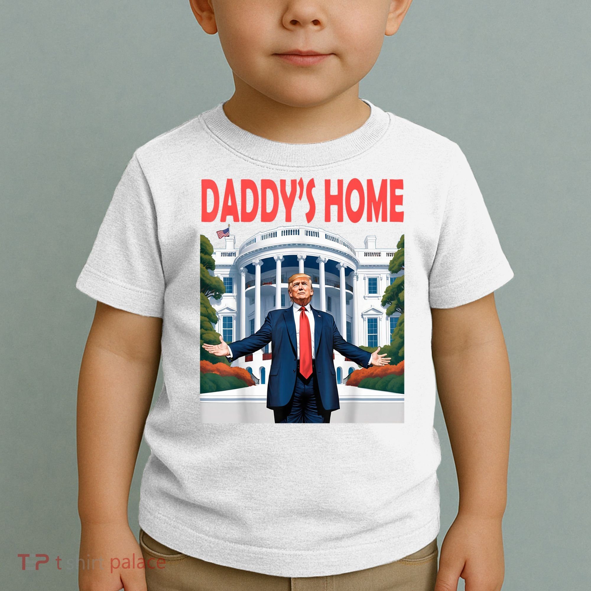 Trump Daddys Home White House Toddler T-Shirt