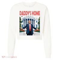 Trump Daddys Home White House Cropped Pullover Crew thumb 0