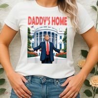 Trump Daddys Home White House Women's T-Shirt thumb 2