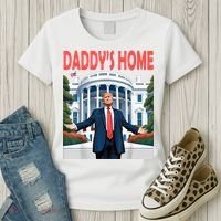 Trump Daddys Home White House Women's T-Shirt thumb 3