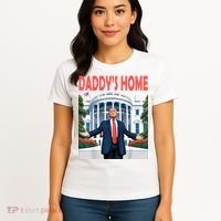 Trump Daddys Home White House Women's T-Shirt thumb 4